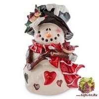 BS-552 Подсвечник &quot;Снеговик&quot;