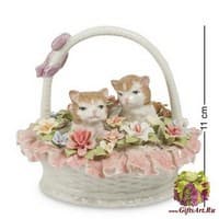 CMS-15/93 Фигурка &quot;Котята в цветочной корзине&quot;