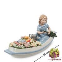 CMS-33/62 Композиция &quot;Девочка в цветочной лодке&quot;