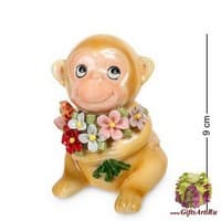 CMS-60/ 8 Фигурка &quot;Обезьяна с букетом&quot;