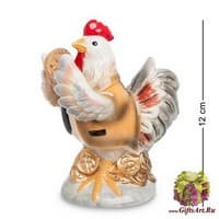 CMS-59/ 3 Статуэтка &quot;Петух с монетой на удачу&quot;