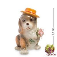 CMS-60/19 Статуэтка &quot;Собака с букетом&quot;