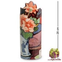 pr-SDA21 Ваза &quot;Pink Roses, Chinese Vase&quot; Сэмюэл Джон Пепло