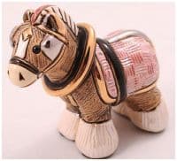 Лошадка тяжеловоз. Эксклюзивная керамическая фигурка De Rosa Rinconada Длина 9 см