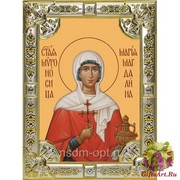 Икона освященная &quot;Мария Магдалина равноапостольная, мироносица&quot;,18x24 см, со стразами, 18x24 см