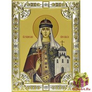Икона освященная &quot;Ольга равноапостольная великая княгиня&quot;, 18x24 см, со стразами
