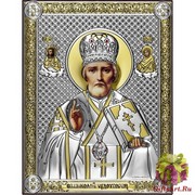 Икона освященная &quot;Николай Чудотворец архиепископ Мир Ликийских&quot;, 14x18 см