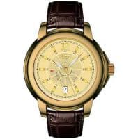 Часы золотые наручные мужские Ника Престиж 1058.0.3.44