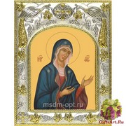 Икона освященная &quot;Деисусная икона Божией Матери&quot;, 14x18 см