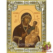 Икона освященная &quot;Иверская икона Божией Матери&quot;, 18x24 см, со стразами