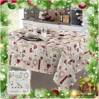 Скатерть новогодняя на круглый стол &quot;ONDA BLU&quot;