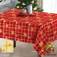 Скатерть новогодняя на круглый стол &quot;ONDA BLU&quot;