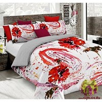 Постельное белье 3D евро &quot;MATTEO BOSIO&quot;