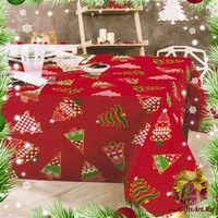 Скатерть новогодняя 140х360 &quot;MELANGIO&quot;