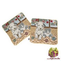 Наволочка декоративная гобелен 2 штуки 40х40 &quot;TEX GAL&quot;