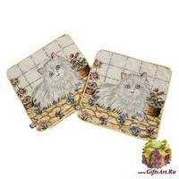 Наволочка декоративная гобелен 2 штуки 40х40 &quot;TEX GAL&quot;