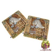 Наволочка декоративная гобелен 2 штуки 40х40 &quot;TEX GAL&quot;