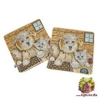 Наволочка декоративная гобелен 2 штуки 40х40 &quot;TEX GAL&quot;