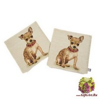 Наволочка декоративная гобелен 2 штуки 40х40 &quot;TEX GAL&quot;