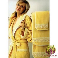 Халат махровый женский &quot;ROSSI&quot;