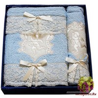 Набор из трех махровых полотенец &quot;SERVALLI&quot;