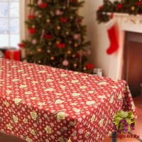 Скатерть новогодняя 140х180 &quot;VINGI RICAMI&quot;