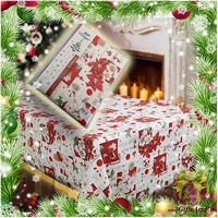 Скатерть новогодняя 140х180 &quot;VINGI RICAMI&quot;