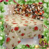 Скатерть новогодняя в коробке 140х180 &quot;VINGI RICAMI&quot;