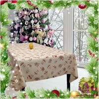 Скатерть новогодняя 140х240 &quot;VINGI RICAMI&quot;