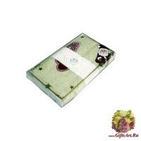 Новогодние махровые полотенца в наборе 2 штуки &quot;MELANGIO&quot;Артикул: Бальза (гном с сердечком)