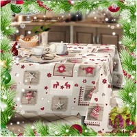 Скатерть новогодняя 140х450 &quot;MELANGIO&quot;