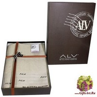 Набор из двух махровых полотенец &quot;ALVIERO MARTINI&quot;