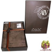 Набор из двух махровых полотенец &quot;ALVIERO MARTINI&quot;