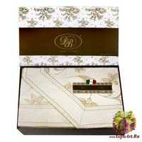 Жаккардовое покрывало на кровать в коробке 260х260 &quot;ALMA&quot;