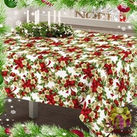 Скатерть новогодняя в пакете 140х240 &quot;ONDA BLU&quot;