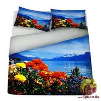 Постельное белье 3D евро &quot;MATTEO BOSIO&quot;