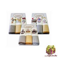 Набор из трех кухонных полотенец 50х70 &quot;MELANGIO&quot;