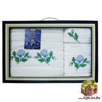 Набор из трех махровых полотенец &quot;ALMATEX&quot;