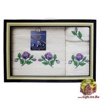 Набор из трех махровых полотенец &quot;ALMATEX&quot;