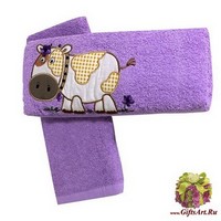 Детские махровые полотенца в наборе 2 штуки &quot;MELANGIO&quot;