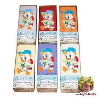 Детские махровые полотенца в наборе 2 штуки &quot;MELANGIO&quot;