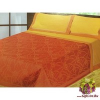 Жаккардовое покрывало на кровать 260х270 &quot;BIC RICAMI&quot; Артикул: Дортмунд