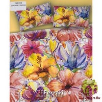 Постельное бельё + одеяло евро + &quot;GF FERRARI&quot;