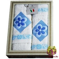 Набор из трех махровых полотенец  &quot;ALMATEX&quot;