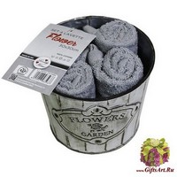 Декоративные махровые салфетки 4 штуки &quot;SERVALLI&quot;