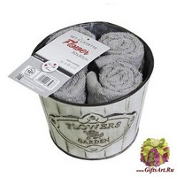 Декоративные махровые салфетки 4 штуки &quot;SERVALLI&quot;