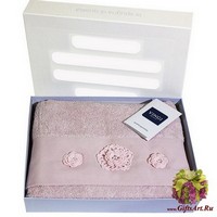 Набор из двух махровых полотенец &quot;VINGI RICAMI&quot;