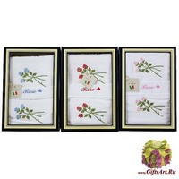 Набор из трех махровых полотенец &quot;ALMATEX&quot;