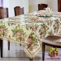 Гобеленовая скатерть 150х240 &quot;FINICOP&quot;
