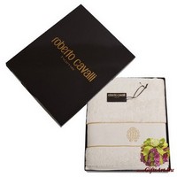 Махровое банное полотенце 100х150 &quot;ROBERTO CAVALLI&quot;